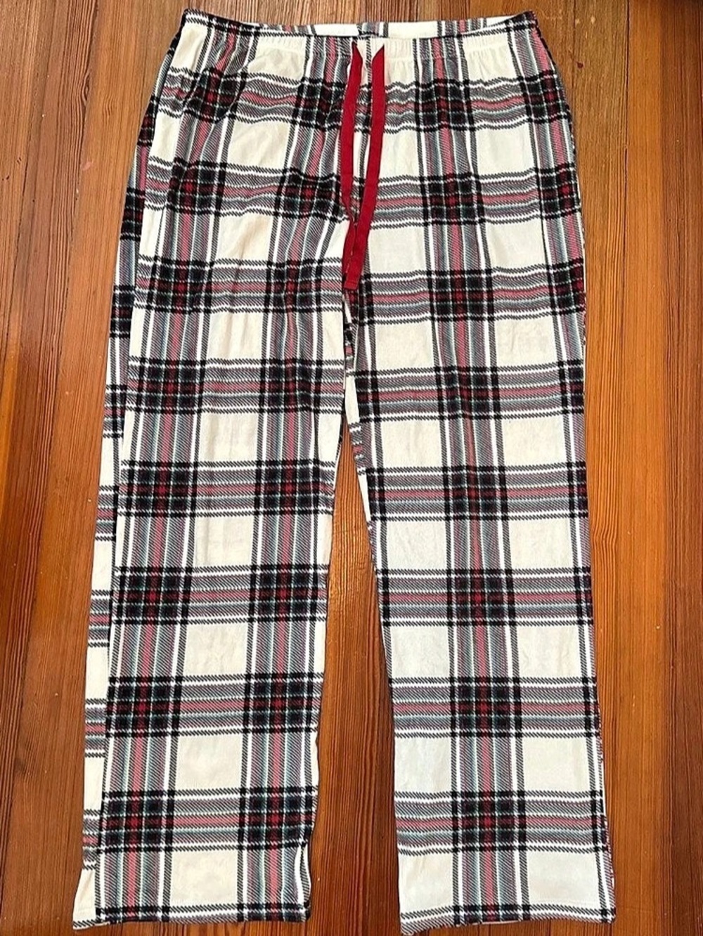 Stars Above Plaid Fleece Pajama Pants